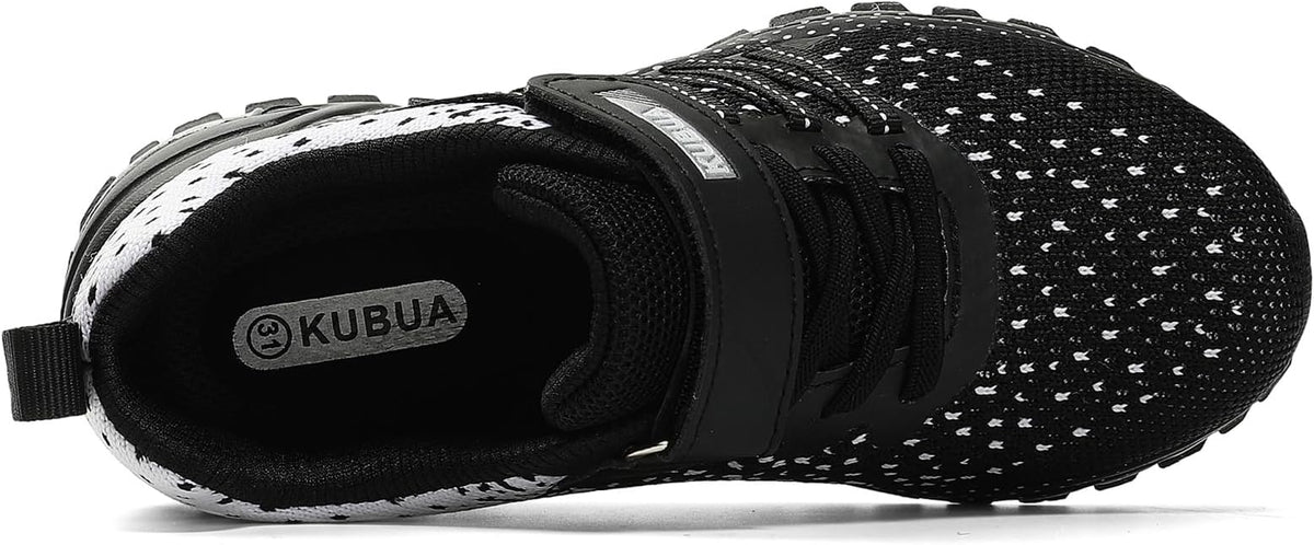 KUBUA Kids Sneakers for Boys Girls Running Tennis Shoes Lightweight Breathable Sport Athletic
