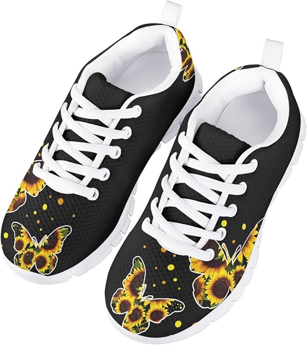 MARSVOVO First Shoes for Walking Boy Girl Athletic Lightweight Flexible Lace-up Breathable Running Shoes Casual Classic Comfortable Non Slip Play Sport Learning to Walk Toddler Girl Sneakers