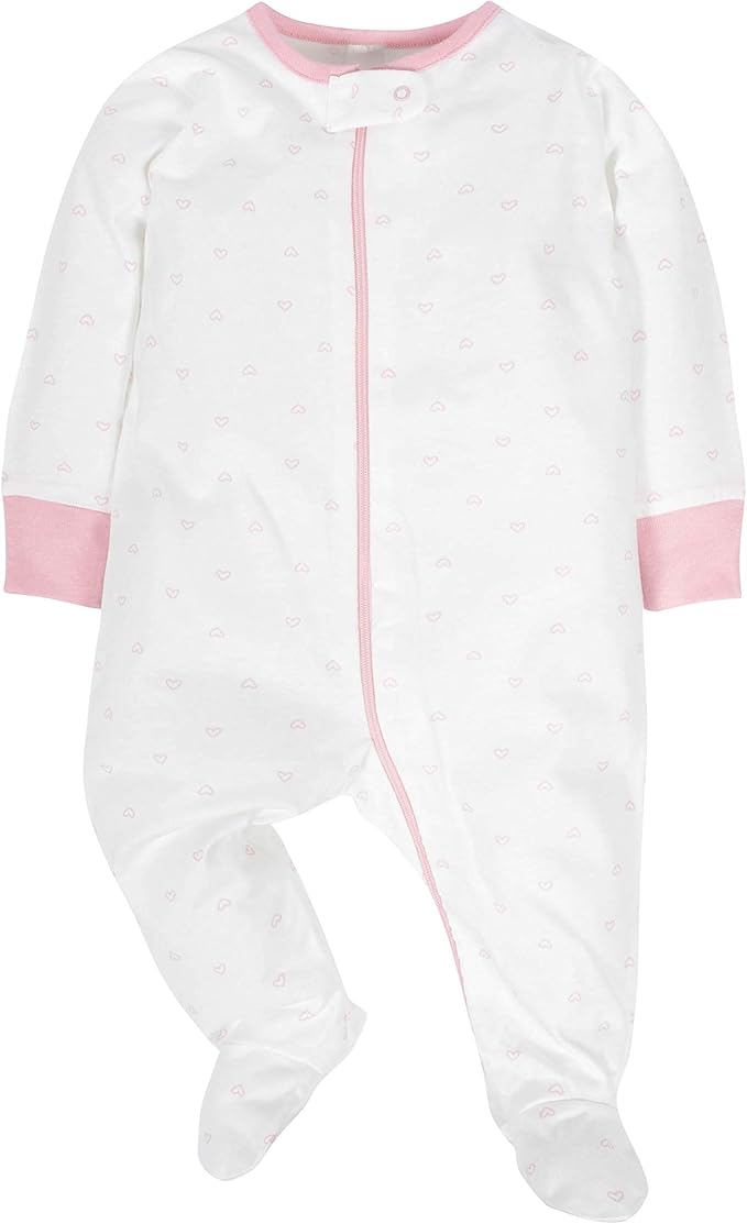 Gerber Baby Girls 4 Pack Sleep 'N Play Footie