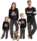 Awoscut Christmas Family Matching Pajamas Christmas Pjs Holiday Nightwear Sleepwear Sets Long Sleeve Pjs