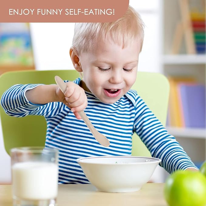 3-Piece Silicone Baby Feeding Spoons with Hygienic Travel Case, First Stage Infant Spoons, Soft-Tip Easy on Gums, Baby Training Spoon,Infant Utensils Feeding Supplies,Dishwasher & Boil-proof