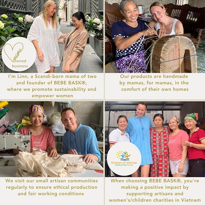 BEBE BASK Premium Pink Baby Diaper Caddy Organizer -Handmade - Seagrass Basket With Cotton Divider - Award-Winning & Luxury Pink Diaper Caddy Basket - (Blush)