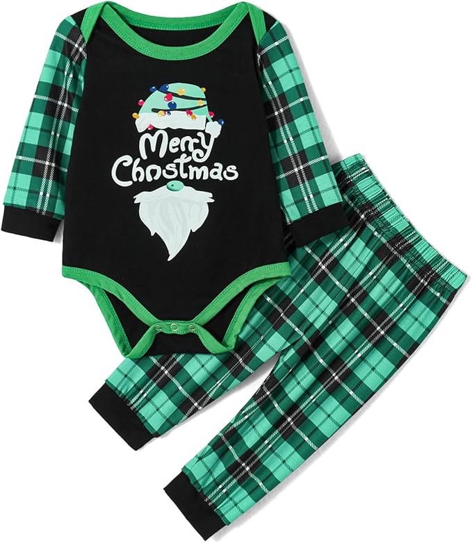Awoscut Family Christmas Pajamas Matching Pajamas for Family, Xmas PJs Sets Holiday Sleepwear