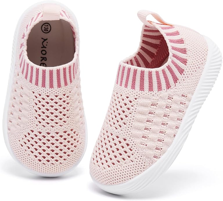 MORENDL Baby Toddler Walking Socks Non-Slip Breathable Unisex Casual Sneakers