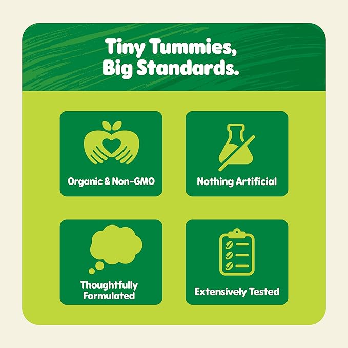 Sprout Organic Baby Food Pouches Stage 3, Organically Sourced Meat Protein, Root Vegetables Apple w/ Beef, 4 Ounce (Pack of 12)