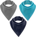 Adult Drool Bib for Special Needs, Large Elderly Bandana, Teen Bib for Women Men, Soft Absorbent Set for Kids