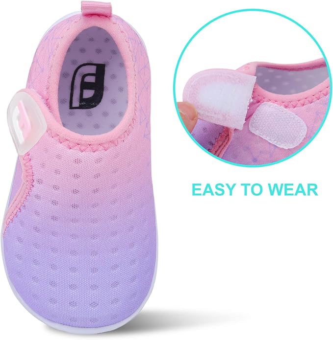 JOINFREE Baby Toddler Water Shoes Boys Girls Sandals Barefoot Kids Breathable Sneakers Shoes for Walking Running