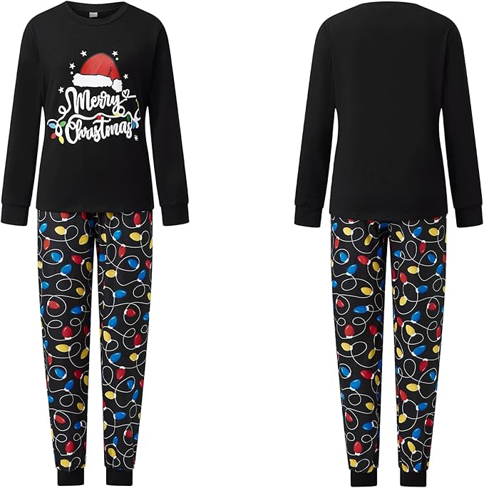 Awoscut Family Christmas Pajamas Matching Pajamas for Family, Xmas PJs Sets Holiday Sleepwear