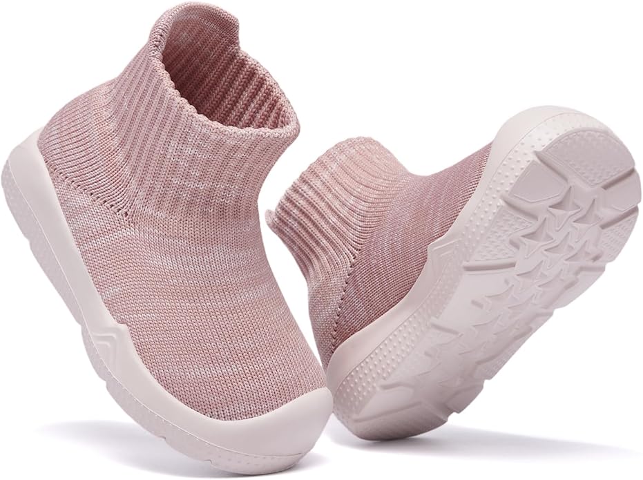 MORENDL Toddler Sock Shoes Baby Walking Shoes Infant Slippers Boys & Girls Non-Slip Sneakers