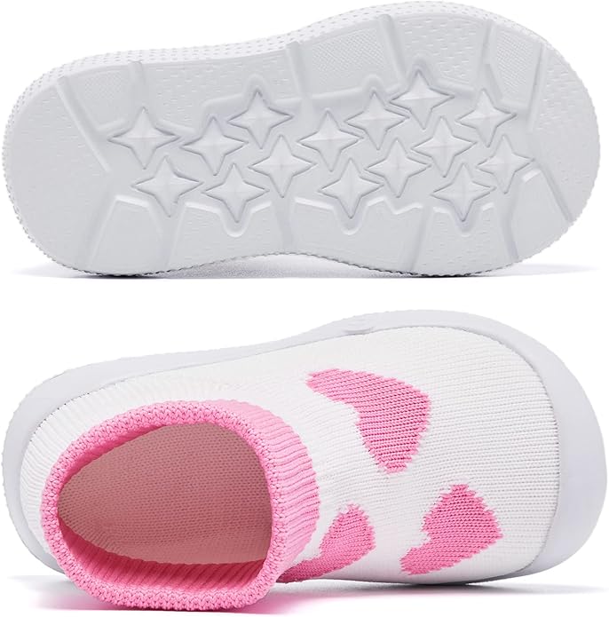 MORENDL Toddler Sock Shoes Baby Walking Shoes Infant Slippers Boys & Girls Non-Slip Sneakers