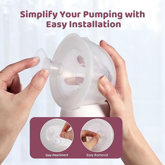 Flange Inserts 15mm for 24mm Flange/Shield, Flange Sizing Kit Silicone Flange Insert, Reduce 24mm Nipple Tunnel Down to 13mm, Breastfeeding Essentials Kit for New Moms, 2PCS
