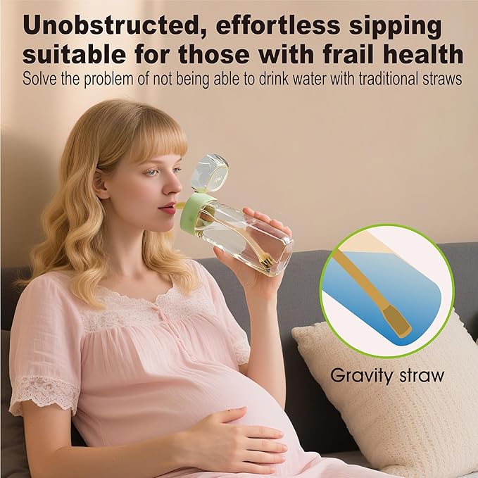 PPSU Pregnancy Water Bottle and Baby Bottle Set, Patented Leak-Proof Design, Postpartum Essentials, Great Gift for Moms and Babies, Silicone, Heat Resistant to 180°C/356°F (5 oz, 8 oz，16 oz)