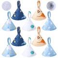 Suhine 10 Pcs Baby Boy Pee Shield Diaper Changing Accessory Reusable Pee Covers Baby Boy Cap for Newborn Boys(Classic (with Lanyard))
