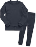 VAENAIT BABY 6M-12Y Infant Kids Toddler Junior Girls Soft Comfy Modal Tencel Shirring Sleepwear Pajamas 2pcs Set