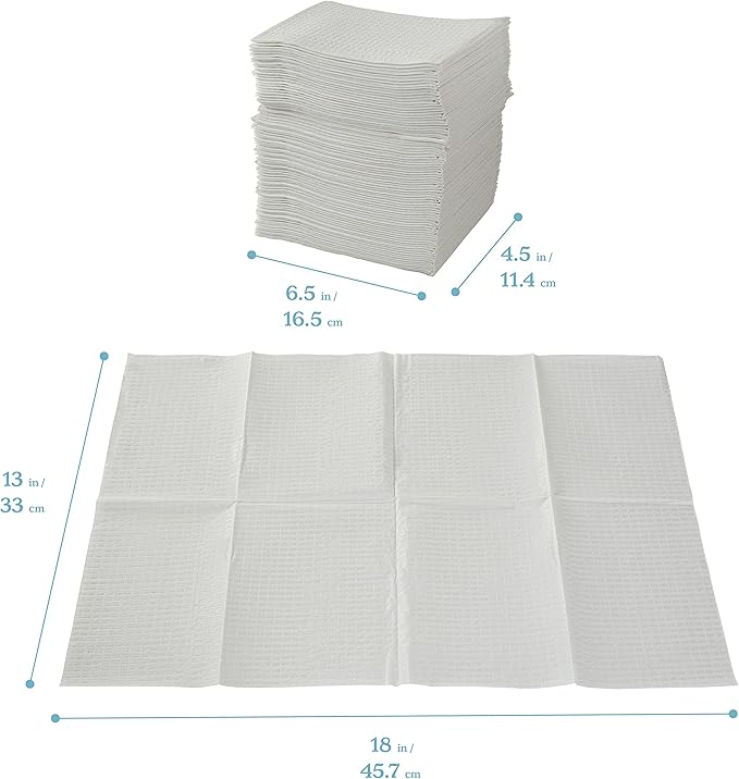 ECR4Kids 2-Ply Disposable Sanitary Liner, Changing Station Tissue, White, 500-Pack