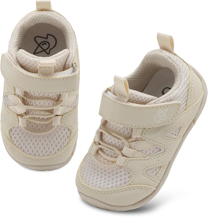LeIsfIt Baby Shoes Boys Girls First Walking Shoes Non-Slip Toddler Breathable Sneakers Infant Sneakers