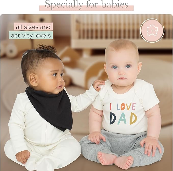Finn + Emma Organic Cotton Graphic Baby Onesie - Gender Neutral Bodysuits for Babies 0-12 Months in Multiple Sizes and Styles