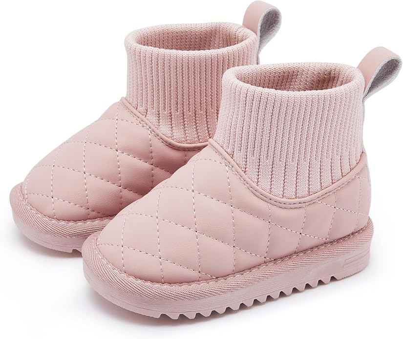 BMCiTYBM Girls Boys Snow Boots Warm Winter Fur Lined Baby Shoes (Infant/Toddler/Little Kid)