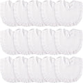 Kenning 18 Pcs Muslin Drool Baby Bibs Baby Girl Ruffle Bibs Absorbent Cotton with Snap Button for Boys Girls