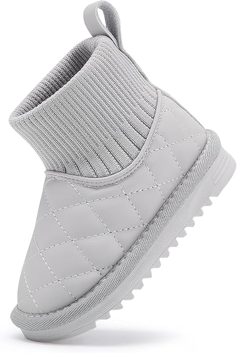 BMCiTYBM Girls Boys Snow Boots Warm Winter Fur Lined Baby Shoes (Infant/Toddler/Little Kid)