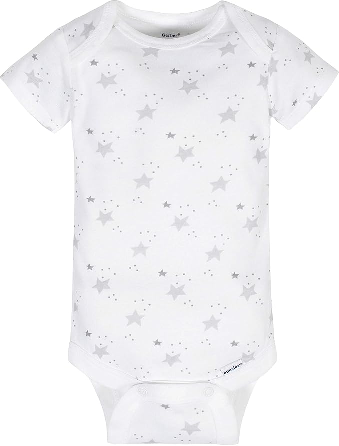Gerber unisex-baby 8-pack Short Sleeve Onesies Bodysuits