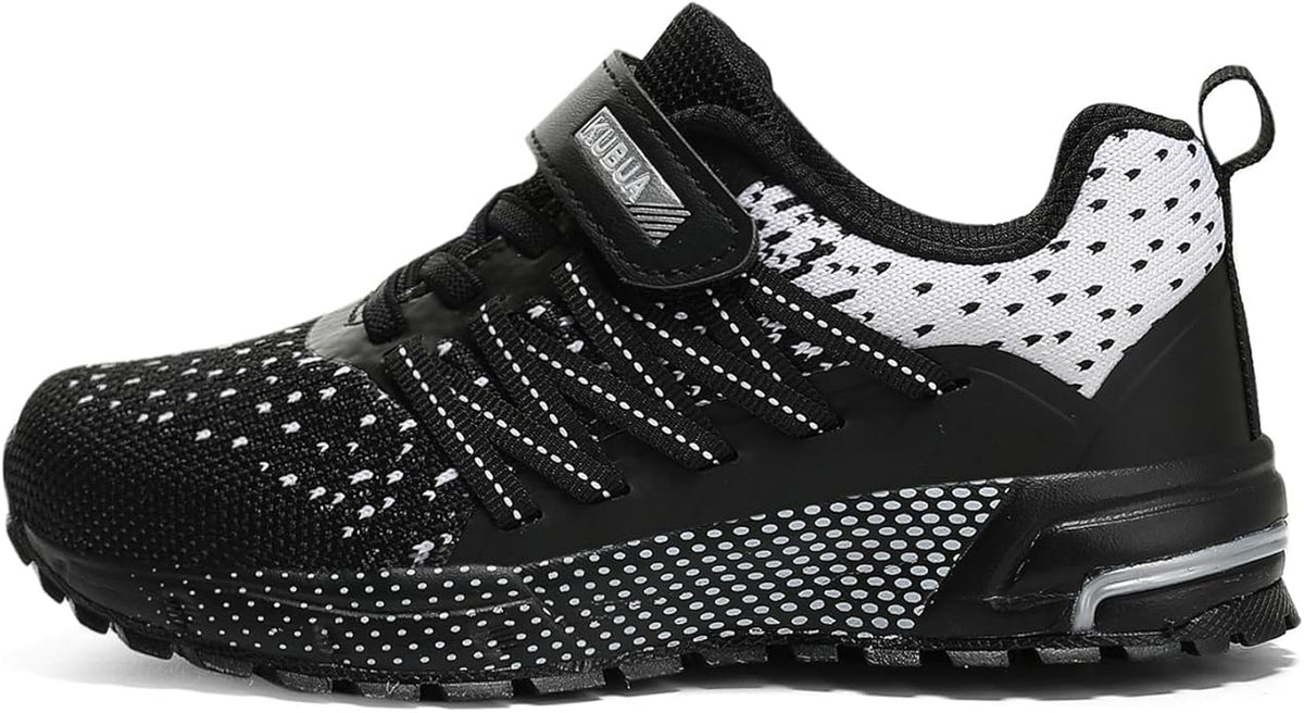 KUBUA Kids Sneakers for Boys Girls Running Tennis Shoes Lightweight Breathable Sport Athletic