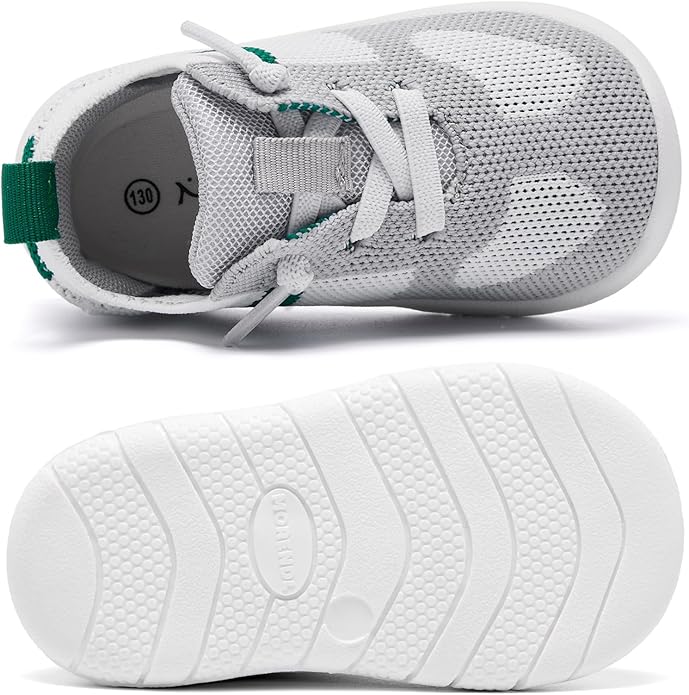 MORENDL Toddler Shoes Baby Walking Sock Shoes Infant Sneakers 0-4 Years Boy Girl Barefoot Tennis Shoe Non-Slip Brethable