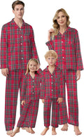 Schbbbta Family Matching Pajamas Holiday Sleepwear Long Sleeve Pjs Sets
