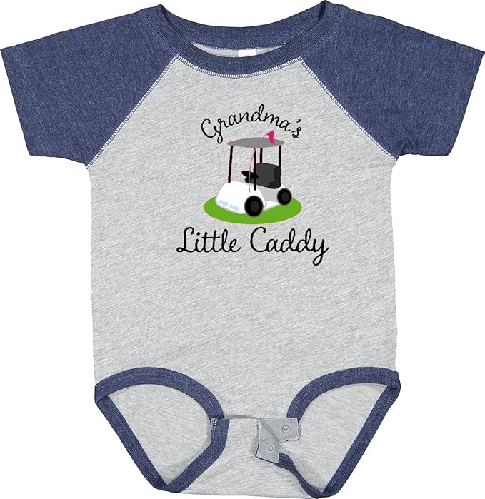 inktastic Grandma's Little Caddy Golf Baby Bodysuit
