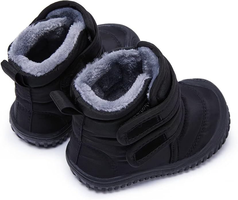 BMCiTYBM Toddler Baby Snow Boots Winter Shoes Boys Girls Cold Weather Baby Faux Fur Shoes