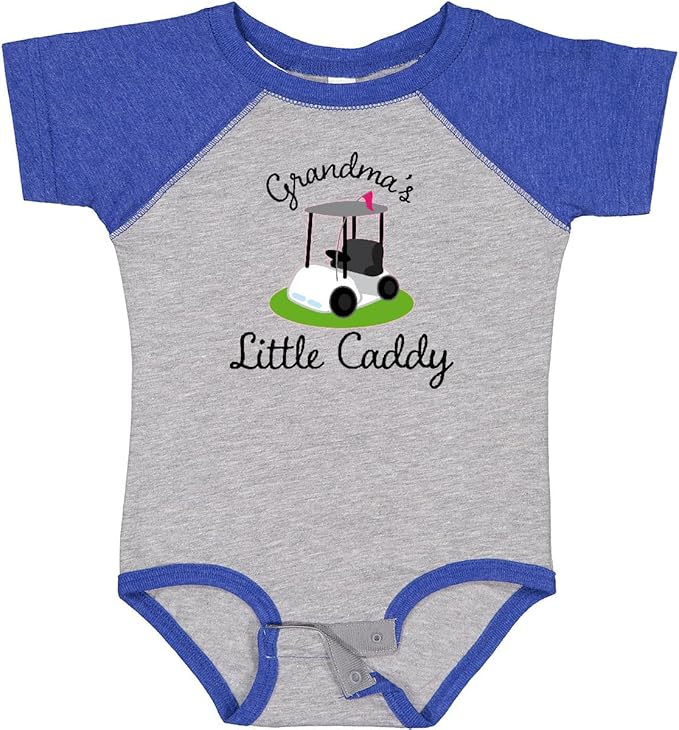 inktastic Grandma's Little Caddy Golf Baby Bodysuit