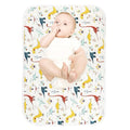 Baby Diaper Changing Pad, 21 5/8" x 31.5" Waterproof Changing Pad Liners 2Pack - Reusable Soft and Absorbent Portable Changing Mat(Dinosaur2PCS)