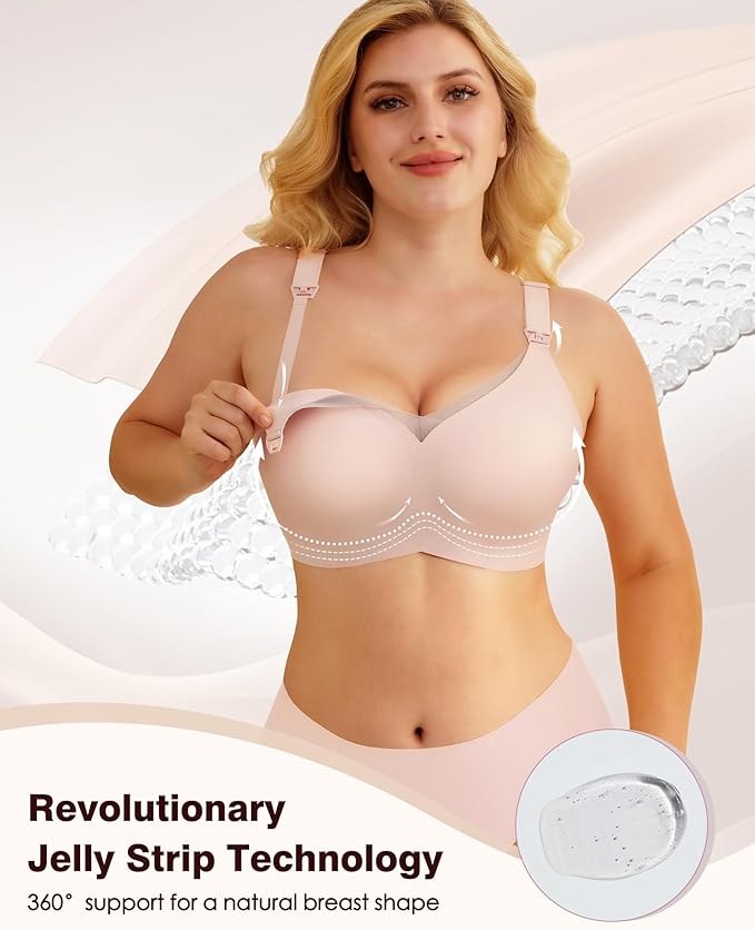 As Fairy Nursing Bras for Breastfeeding Mesh Lace Seamless Maternity Bra Pregnancy Sleep Wireless Pumping Bralette