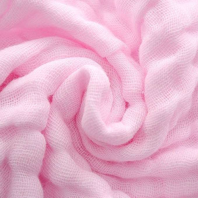 MUKIN Baby Washcloths - Natural Cotton Baby Wipes - Soft Newborn Face Towel for Sensitive Skin - 10 Pack, 12x12 inches