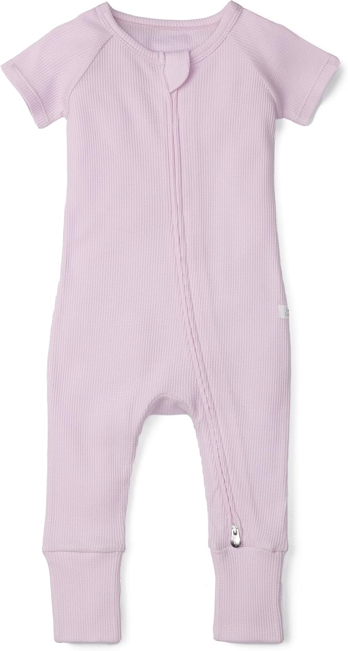 Loulou Lollipop Tencel Lyocell Short Sleeve Zipped Romper