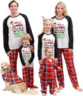 Awoscut Christmas Family Matching Pajamas Christmas Pjs Holiday Nightwear Sleepwear Sets Long Sleeve Pjs