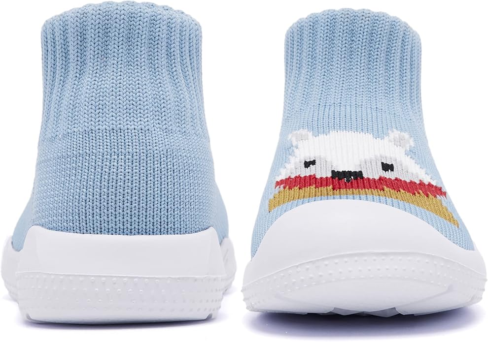 MORENDL Toddler Sock Shoes Baby Walking Shoes Infant Slippers Boys & Girls Non-Slip Sneakers