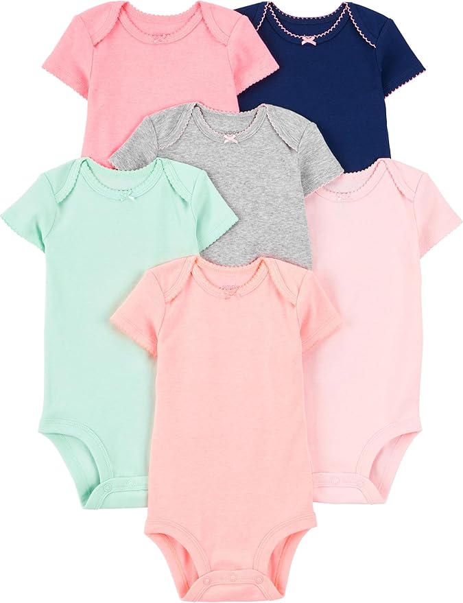 Simple Joys by Carter's Baby Girls' 6-Pack Sleeveless Bodysuit