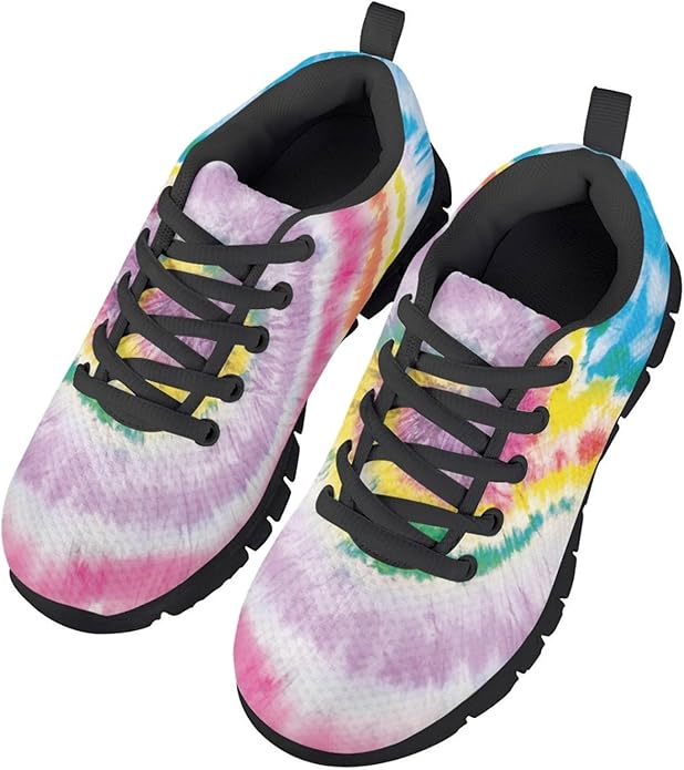 MARSVOVO First Shoes for Walking Boy Girl Athletic Lightweight Flexible Lace-up Breathable Running Shoes Casual Classic Comfortable Non Slip Play Sport Learning to Walk Toddler Girl Sneakers