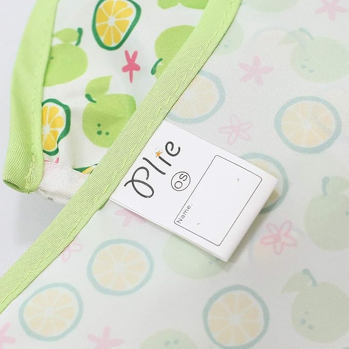 Long Sleeve Waterproof Bib for Toddlers – Feeding Smock for Baby Mealtime, Self-Feeding, Painting & Messy Play, BPA-Free