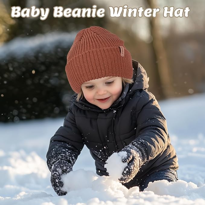 Bebila Baby Beanie Toddler Infant Winter Hats Knit Warm Caps for Boys Girls