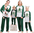 Awoscut Christmas Family Matching Pajamas Christmas Pjs Holiday Nightwear Sleepwear Sets Long Sleeve Pjs