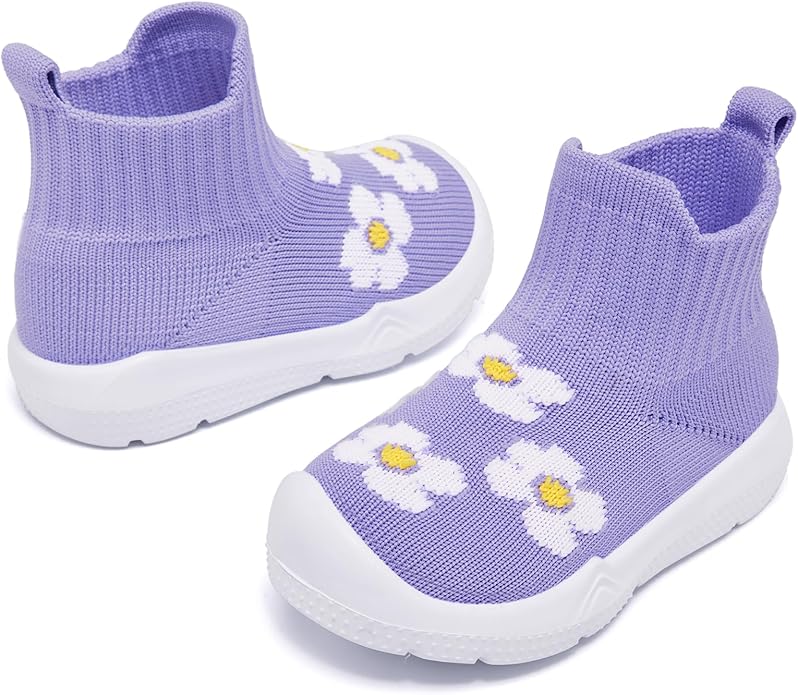 MORENDL Toddler Sock Shoes Baby Walking Shoes Infant Slippers Boys & Girls Non-Slip Sneakers