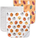 Copper Pearl Premium Baby Burp Cloths - 3-Pack Large Cotton Burp Cloths, Extra Soft Spit Up Rags with 3 Absorbent Layers, Perfect for Baby Boy and Baby Girl Gifts (21" x 10" Size, Karver Set)
