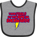 inktastic These Fools Put My Cape on Backwards ® Baby Bib