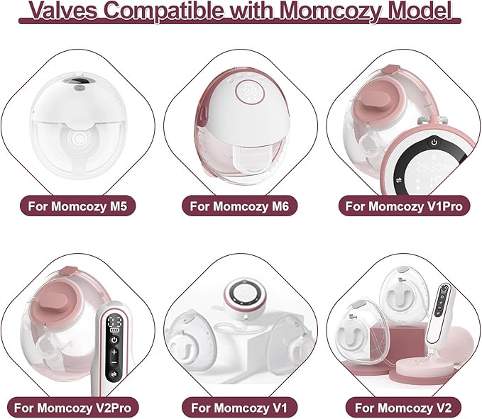 2pcs Flange 27mm Compatible with Momcozy M5 Breast Pump, 27mm Flange M5 Breast Pump Replacement Accessories,m5 Replacement Parts