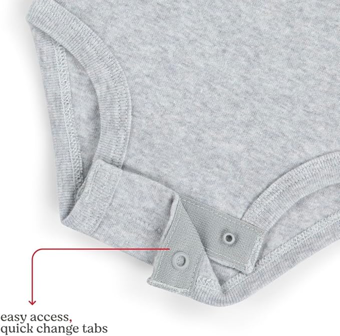 HUGGIES Unisex-Baby 6-Pack Basic Bodysuit