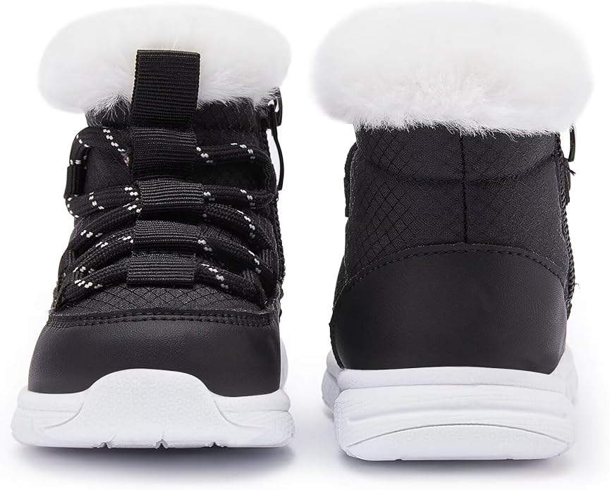BMCiTYBM Girls Boys Snow Boots Warm Winter Fur Lined Baby Shoes (Infant/Toddler/Little Kid)