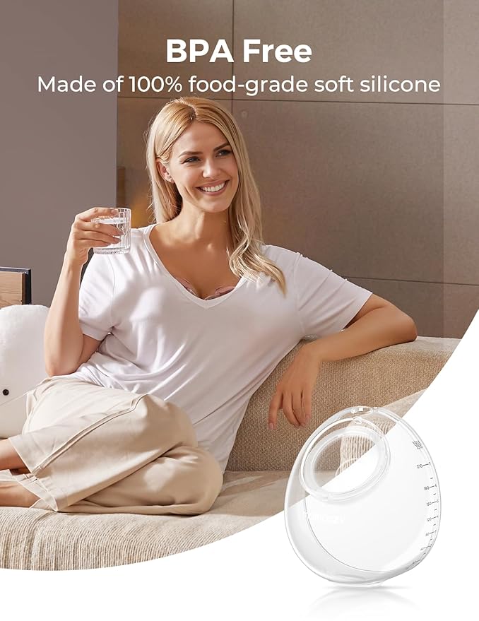 Momcozy Original V1 Pro/V2 Pro Breast Pump Replacement Accessories,Milk Collector Only for Momcozy V1 Pro/V2 Pro,1 Pack