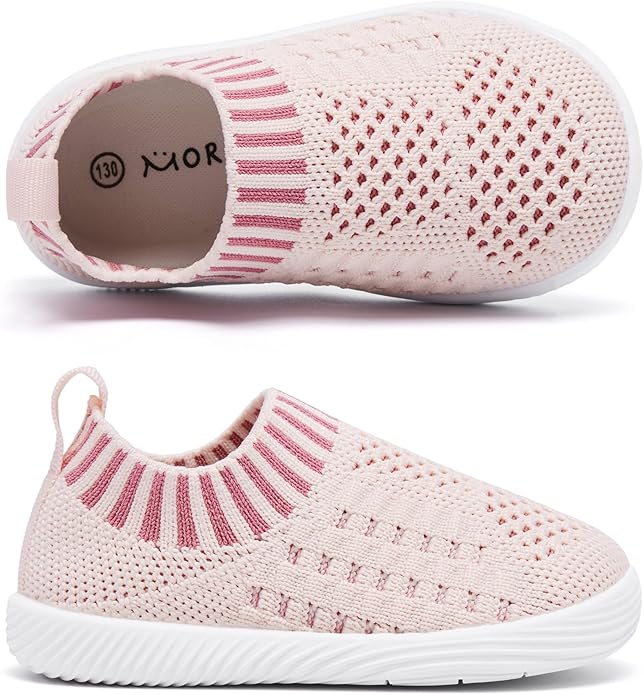 MORENDL Baby Toddler Walking Socks Non-Slip Breathable Unisex Casual Sneakers